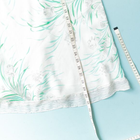 Oscar de la Renta Pink Label Floral Print Slip Dress Night Gown Size Medium - Picture 5 of 6